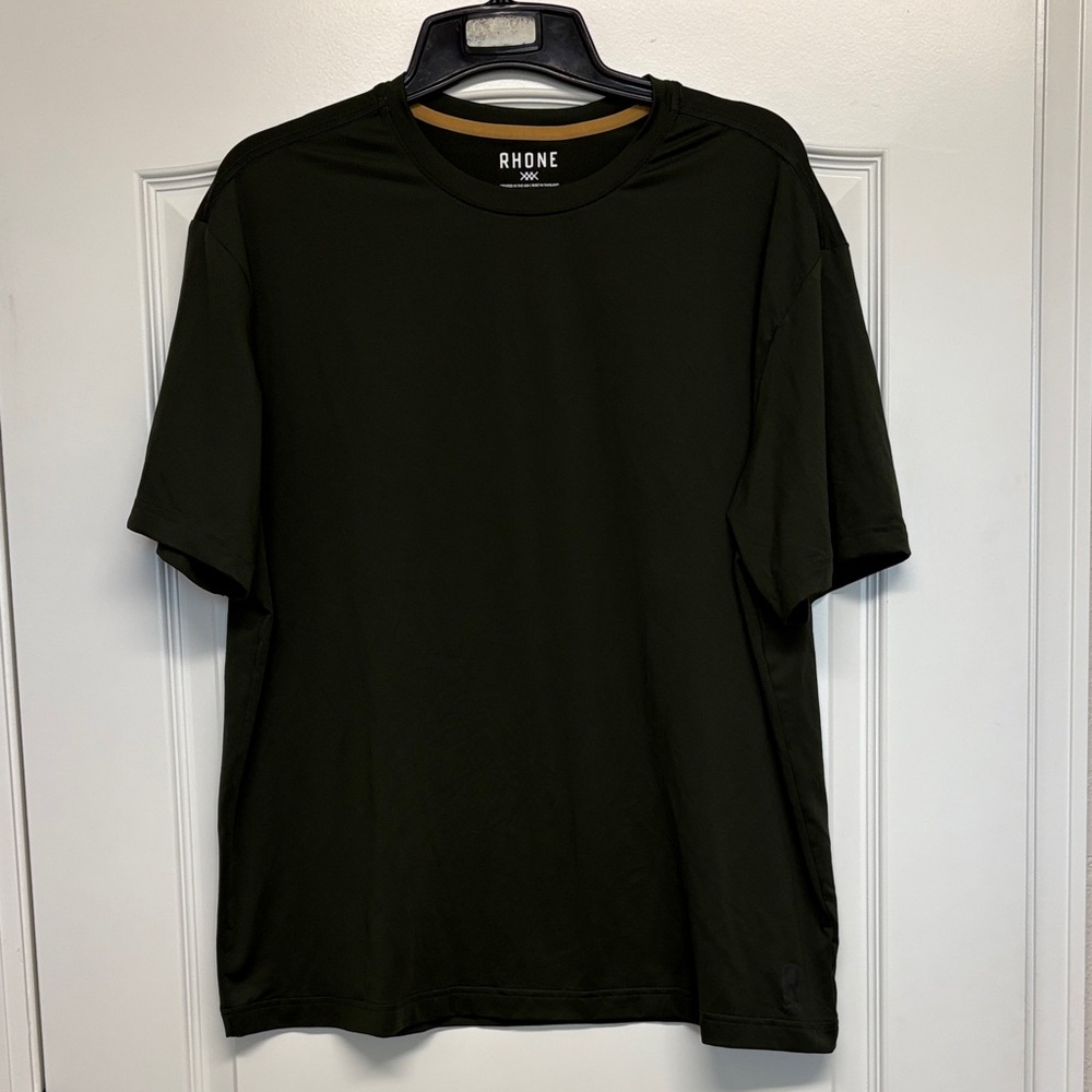 RHONE Men's Short Sleeve Performance Tee - Dark Olive